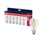Osram / Ledvance LED Filament Classic A klar 300° Value 7-60W/827 warmweiß 806lm E27 220-240V 6er Pack – Produkt mit Verpackung