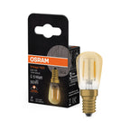 Osram / Ledvance LED Filament Vintage 1906 Special T26 klar 300° 1,6-5W/824 extra warmweiß 50lm E14 220-240V – Produkt mit Verpackung