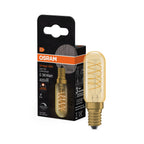 Osram / Ledvance LED Filament Spiral Vintage 1906 Special T26 klar 320° 4,8-36W/822 extra warmweiß 420lm E14 220-240V dimmbar – Produkt mit Verpackung