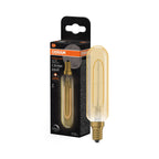 Osram / Ledvance LED Filament Vintage 1906 Special T28 klar 320° 2,8-25W/822 extra warmweiß 250lm E14 220-240V dimmbar – Produkt mit Verpackung