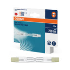 Osram / Ledvance AUX Haloline SST klar 48W/1028 warmweiß 700lm 2800k R7s 240V 78mm dimmbar – Produkt mit Verpackung