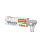 Osram / Ledvance LED Spot PAR16 36° Performance 3,7-50W/927 warmweiß 350lm GU10 220-240V dimmbar 5er Pack – Produkt mit Verpackung