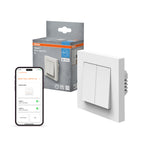 Osram Wandschalter Smart+ Matter 2-Kanal IP20 – Produkt mit Verpackung
