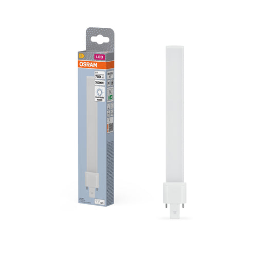 Osram LED Dulux S 6-11W/840 G23 700lm matt kaltweiß nicht dimmbar – Produkt mit Verpackung