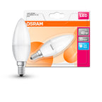 Osram LED STAR CLASSIC B40 5W/840 470lm E14 matt kaltweiss – Produkt mit Verpackung