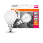 Osram LEDStar+ Classic P 5-40W/927 LED E14 matt 320° 470lm echt warmweiß nicht dimmbar Blister – Produkt mit Verpackung