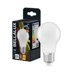 Osram LED Bellalux Classic A 5,5-40W/827 E27 matt 150° 470lm warmweiß nicht dimmbar – Produkt mit Verpackung