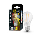 Osram LED Bellalux Classic A Filament 7-60W/827 E27 klar 300° 806lm warmweiß nicht dimmbar – Produkt mit Verpackung