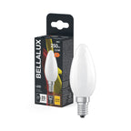 Osram LED Bellalux Classic B Glas 2,8-25W/827 E14 matt 300° 250lm warmweiß nicht dimmbar – Produkt mit Verpackung