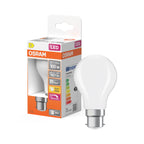 Osram LED Filament Superstar Classic A60 matt 300° 11-100W/827 warmweiß 1521lm B22d 220-240V dimmbar – Produkt mit Verpackung