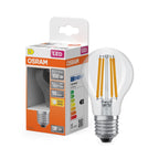 Osram Filament Star Classic A60 klar 300° 11-100W/827 warmweiß 1521lm E27 220-240V – Produkt mit Verpackung