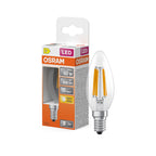 Osram Filament Star Classic B35 300° 5,5-60W/827 warmweiß 806lm E14 220-240V – Produkt mit Verpackung