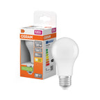 OSRAM LED Star CL A 8,5-60W/827 E27 806lm matt 200° nicht dimmbar – Produkt mit Verpackung