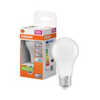 OSRAM LED Star CL A 8,5-60W/840 E27 806lm matt 200° nicht dimmbar – Produkt mit Verpackung