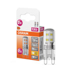 Osram LED 300° Pin 1,9-20W/827 warmweiß 200lm G9 220-240V – Produkt mit Verpackung