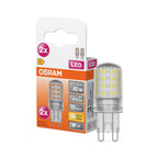 Osram LED 300° Pin 4,2-40W/827 warmweiß 470lm G9 220-240V – Produkt mit Verpackung