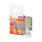 Osram LED Superstar 320° 4-40W/827 warmweiß 470lm G9 220-240V dimmbar – Produkt mit Verpackung