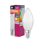 Osram LED Value Classic B 7,5-60W/827 E14 806lm matt warmweiß nicht dimmbar – Produkt mit Verpackung