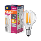 Osram LED Value Classic P Filament 4-40W/827 E14 470lm klar warmweiß nicht dimmbar – Produkt mit Verpackung