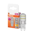 Osram LED Superstar Pin 3-30W/827 G9 320lm klar warmweiß dimmbar – Produkt mit Verpackung