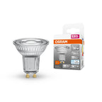 Osram LED Star PAR16 4,3-50W/865 GU10 36° 350lm tageslichtweiß nicht dimmbar – Produkt mit Verpackung