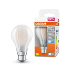 Osram LED Filament Star Classic A matt 300° Retrofit 7,5-75W/840 neutralweiß 1055lm B22d 220-240V – Produkt mit Verpackung