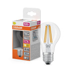 Osram LED Filament Superstar+ Classic A klar 300° 7,5-75W/927 warmweiß 1055lm E27 220-240V dimmbar – Produkt mit Verpackung