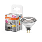 Osram LED Superstar+ Reflektor MR16 36° 8-50W/927 warmweiß 621lm GU5.3 12V dimmbar – Produkt mit Verpackung
