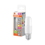 Osram LED Superstar+ Stick matt 200° 11-75 W/927 warmweiß 1000lm E27 220-240V dimmbar – Produkt mit Verpackung