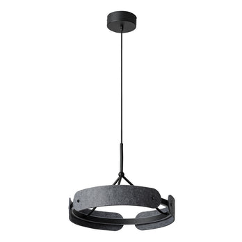 Osram LED Pendelleuchte Decor Curve Felt 33W/3000K 1000lm warmweiß nicht dimmbar dunkelgrau IP20