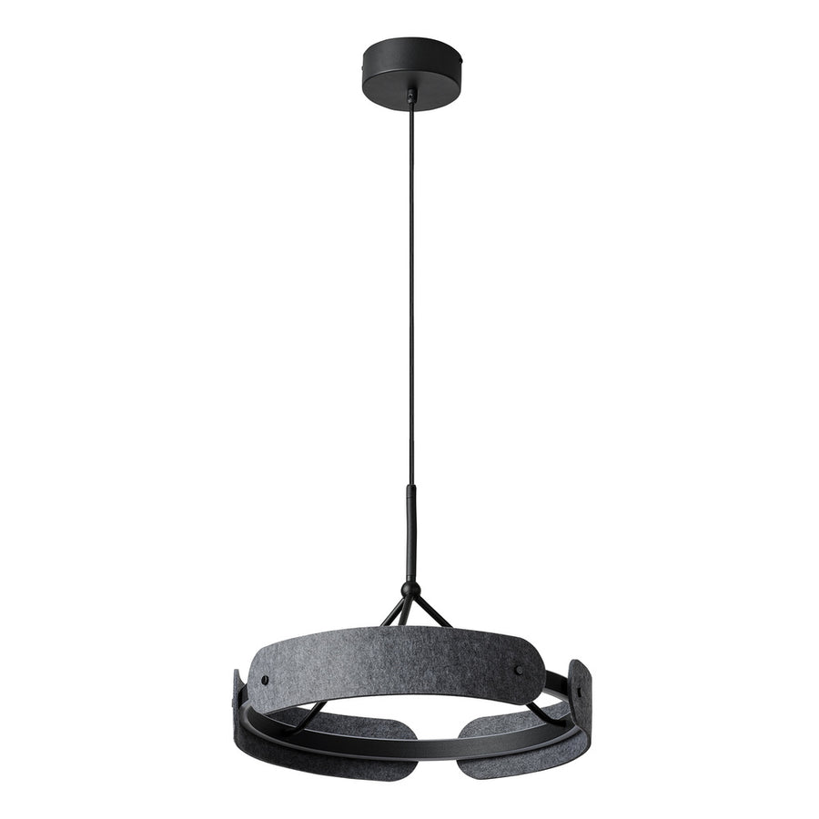 Osram LED Pendelleuchte Decor Curve Felt 33W/3000K 1000lm warmweiß nicht dimmbar dunkelgrau IP20