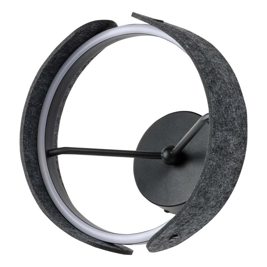 Osram LED Wandleuchte Decor Curve Felt 20W/3000K 530lm warmweiß nicht dimmbar dunkelgrau IP20