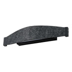 Osram LED Wandleuchte Decor Flat Felt 13W/3000K 450lm warmweiß nicht dimmbar dunkelgrau IP20