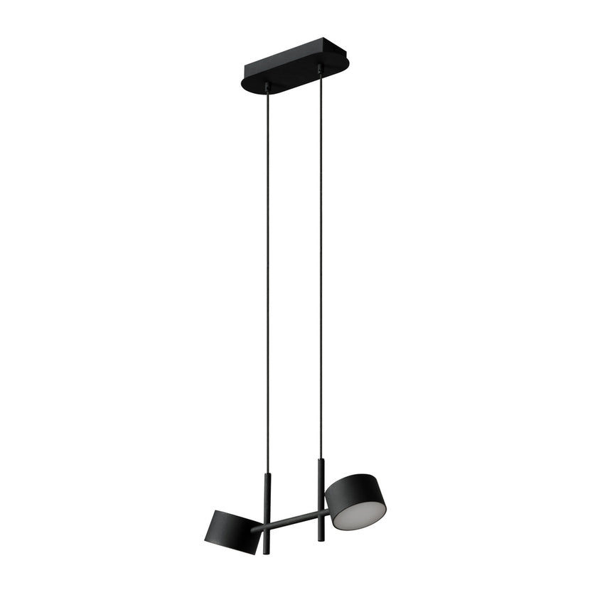 Osram LED Pendelleuchte Decor Kyoto 2-flammig Click 20W/3000K 820lm warmweiß dimmbar schwarz IP20
