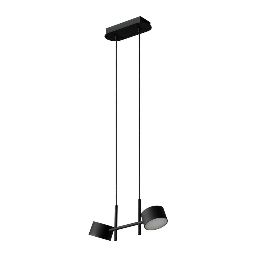 Osram LED Pendelleuchte Decor Kyoto 2-flammig Click 20W/3000K 820lm warmweiß dimmbar schwarz IP20