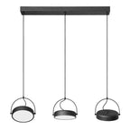 Osram LED Pendelleuchte Decor Puck 3-flammig LN 36W/3000K 1250lm warmweiß nicht dimmbar schwarz IP20