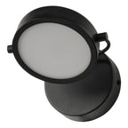 Osram LED Wandleuchte Decor Puck 11W/3000K 370lm warmweiß nicht dimmbar schwarz IP20