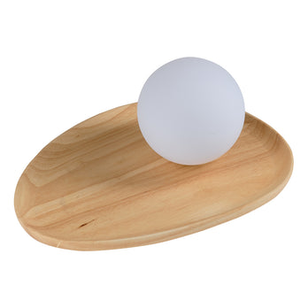 Osram Tischleuchte Decor Nest 1-flammig G9 nicht dimmbar Holzdekor IP20