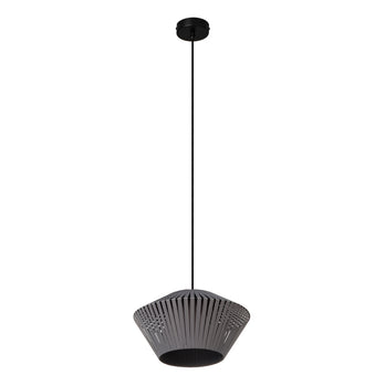 Osram Pendelleuchte Decor Stripes 1-flammig E27 nicht dimmbar dunkelgrau IP20 Ø305mm