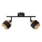 Osram LED Spot Decor Hornet 2-flammig 2,8W/2700K 200lm warmweiß nicht dimmbar schwarz/gold IP20