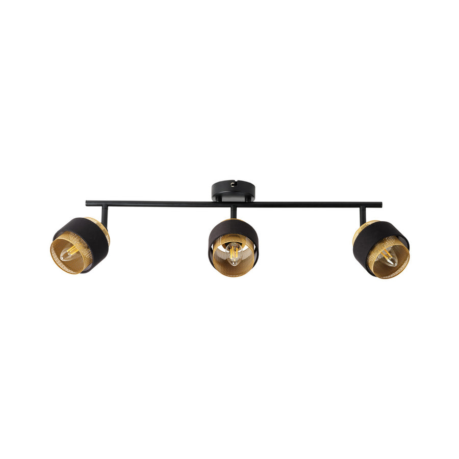 Osram LED Spot Decor Hornet 3-flammig 2,8W/2700K 300lm warmweiß nicht dimmbar schwarz/gold IP20