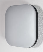 Osram LED Deckenleuchte Endura Style 200x200mm 11,5W/830 870lm warmweiß nicht dimmbar dunkelgrau IP4 – Montiert, ausgeschaltet