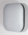 Osram LED Deckenleuchte Endura Style 200x200mm 11,5W/830 870lm warmweiß nicht dimmbar dunkelgrau IP4 – Montiert, ausgeschaltet