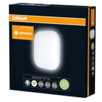 Osram LED Deckenleuchte Endura Style 200x200mm 11,5W/830 870lm warmweiß nicht dimmbar weiß IP44 – Verpackung
