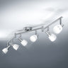 Osram Wand-/Deckenleuchte Spot G9 6x 1,8W/827 6x200lm warmweiß nicht dimmbar grau IP20 – Montiert, eingeschaltet