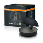 Osram LED Wandleuchte Endura Style Cover Round 13W/830 480lm warmweiß nicht dimmbar dunkelgrau IP44 – Produkt mit Verpackung