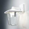 Osram LED Wandleuchte Endura Style Lantern Classic Down 11,5W/830 740lm warmweiß nicht dimmbar weiß – Montiert, eingeschaltet