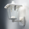 Osram LED Wandleuchte Endura Style Lantern Classic Up 11,5W/830 640lm warmweiß nicht dimmbar weiß IP44 – Montiert, eingeschaltet