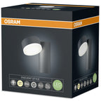 Osram LED Wandleuchte Endura Style Spot Round 8W/830 440lm neutralweiß nicht dimmbar dunkelgrau IP44 – Verpackung