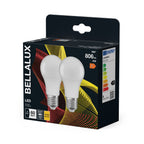 Bellalux LED Star Classic A60 matt 200° 8,5-60W/827 warmweiß 806lm E27 220-240V 2er Pack – Verpackung